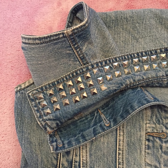 Forever 21 Studded Jean Vest - Picture 2 of 6